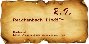 Reichenbach Ilmár névjegykártya